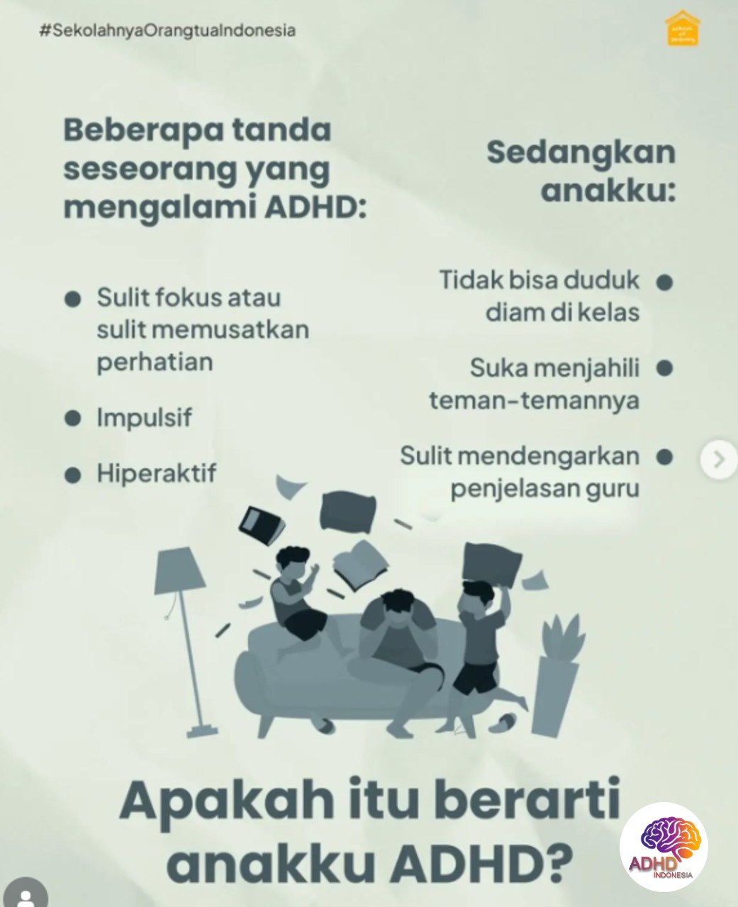 Ciri dan Gejala ADHD pada Anak Usia Dini di Kabupaten Way Kanan