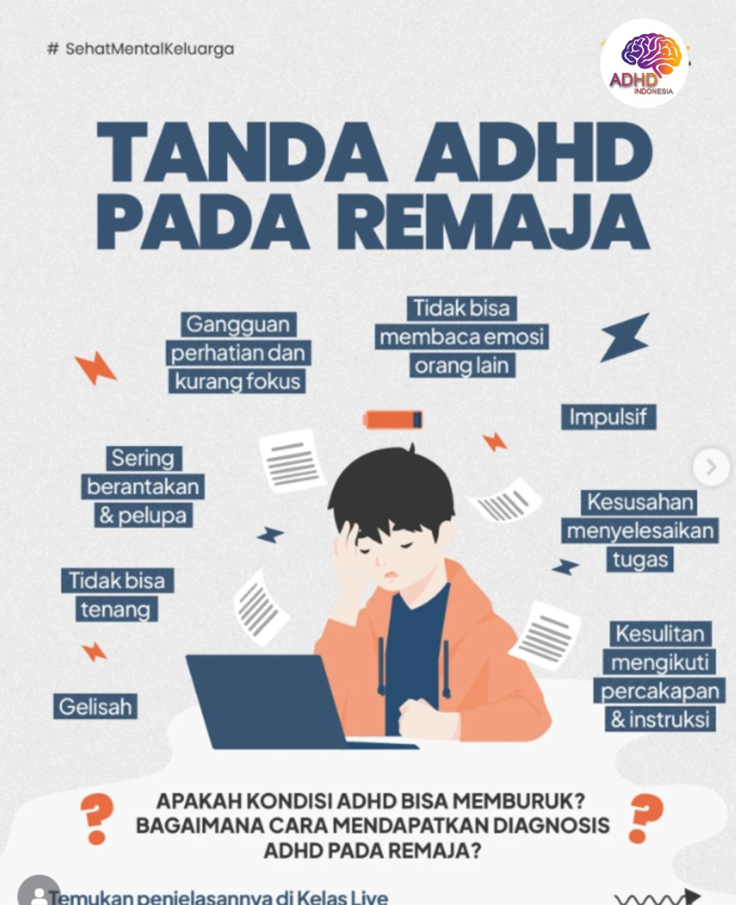 Screening ADHD Non-Diagnostik: Edukasi Awal bagi Orang Tua di Kabupaten Way Kanan