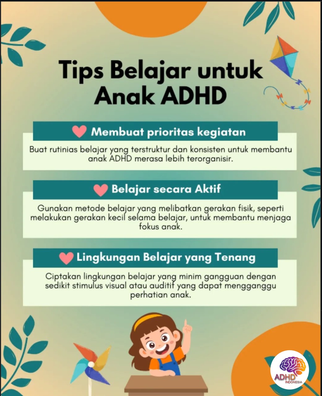 Strategi Belajar yang Cocok untuk Anak ADHD di Kabupaten Way Kanan